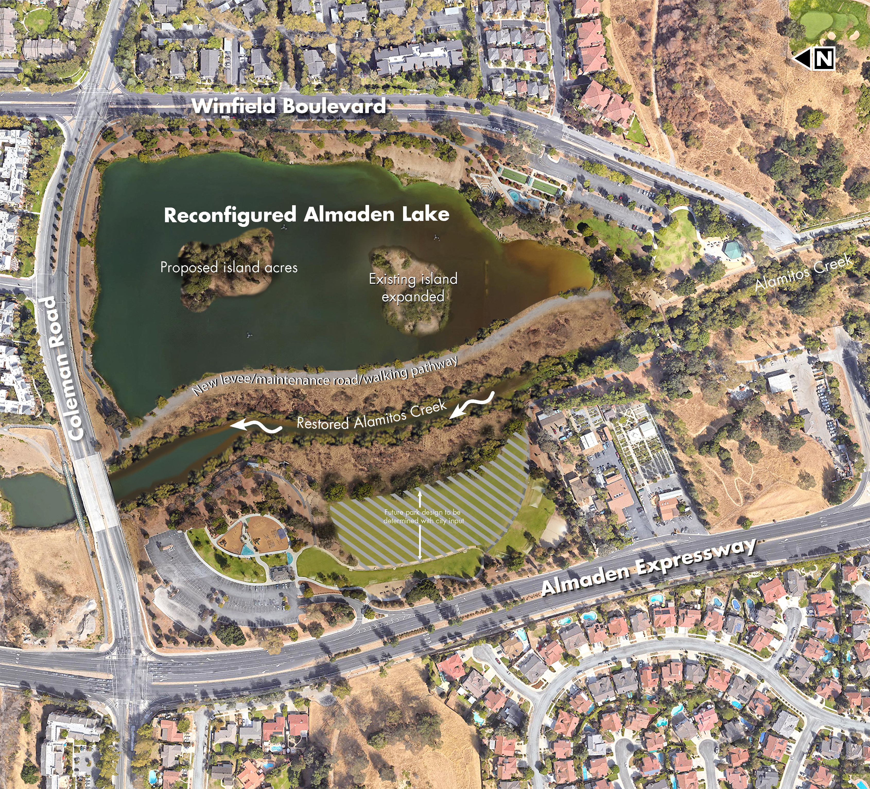 Almaden Lake Improvement Project Santa Clara Valley Water